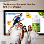 Health Veda Organics Vitamin D3 + K2 Healthy Bones Tablet - 60 Tablets