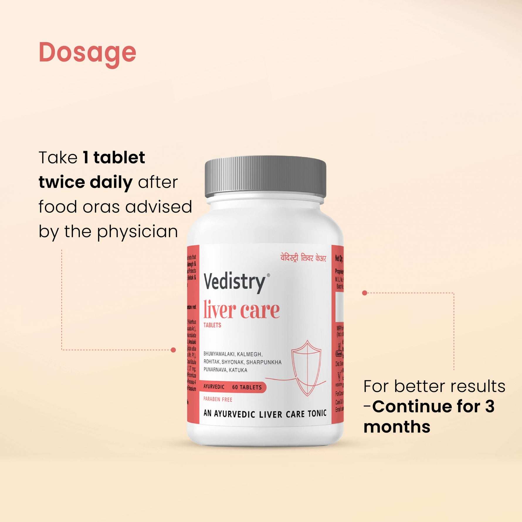 Vedistry Liver Care Tablets - Ayurvedic Liver Detox & SGOT SGPT Support