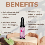 Zenius B Trim Oil - Breast Reduction Oil for and Tightening, Figure Enhancement - 50ml Oil