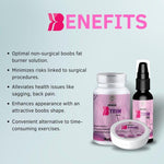 Zenius B Trim Kit - Breast Reduction Medicine, Cream and Capsules for Breast Reduce and Tightening -