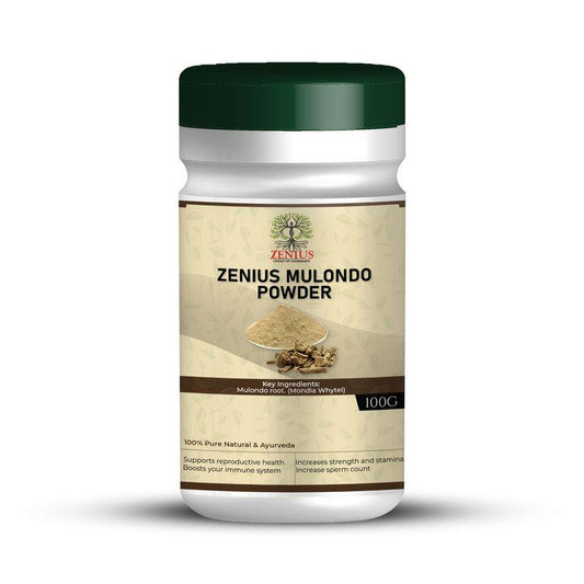 Zenius Mulondo Powder - Sperm Count Increase Supplements for Hormones Growth and Sexual Health - 100gm Powder