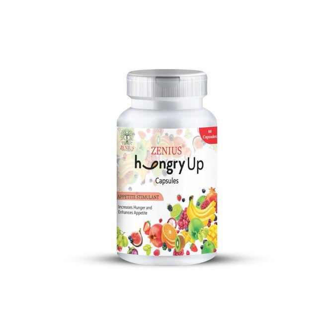 Zenius Hunger up Capsules - for Appetite and Digestive Health Improvement - 60 Capsules