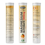 Suplee Magnesium Glycinate Effervescent Tablets 1000mg, Orange, 20 Count