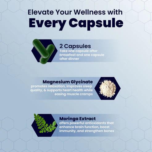 Zeroharm Magnesium Glycinate Capsule - 60 Capsules