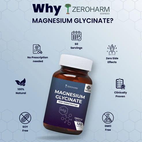 Zeroharm Magnesium Glycinate Capsule - 60 Capsules