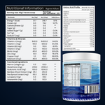Moderate Marine Collagen Powder for Men, Type 1 & 3 Hydrolyzed Peptides with Glutathione, Vitamin C, Hyaluronic Acid, Biotin, Mango Peach Flavour, Add to Whey Shake or Any Drink, 200g