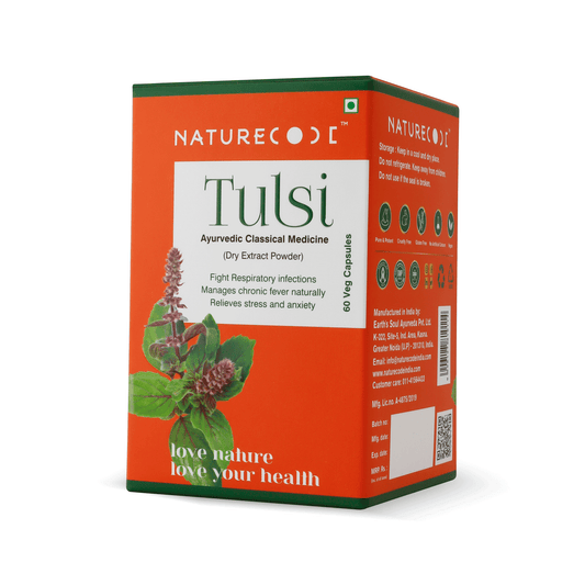 Nature Code Tulsi Veg Capsule - 60 Capsules
