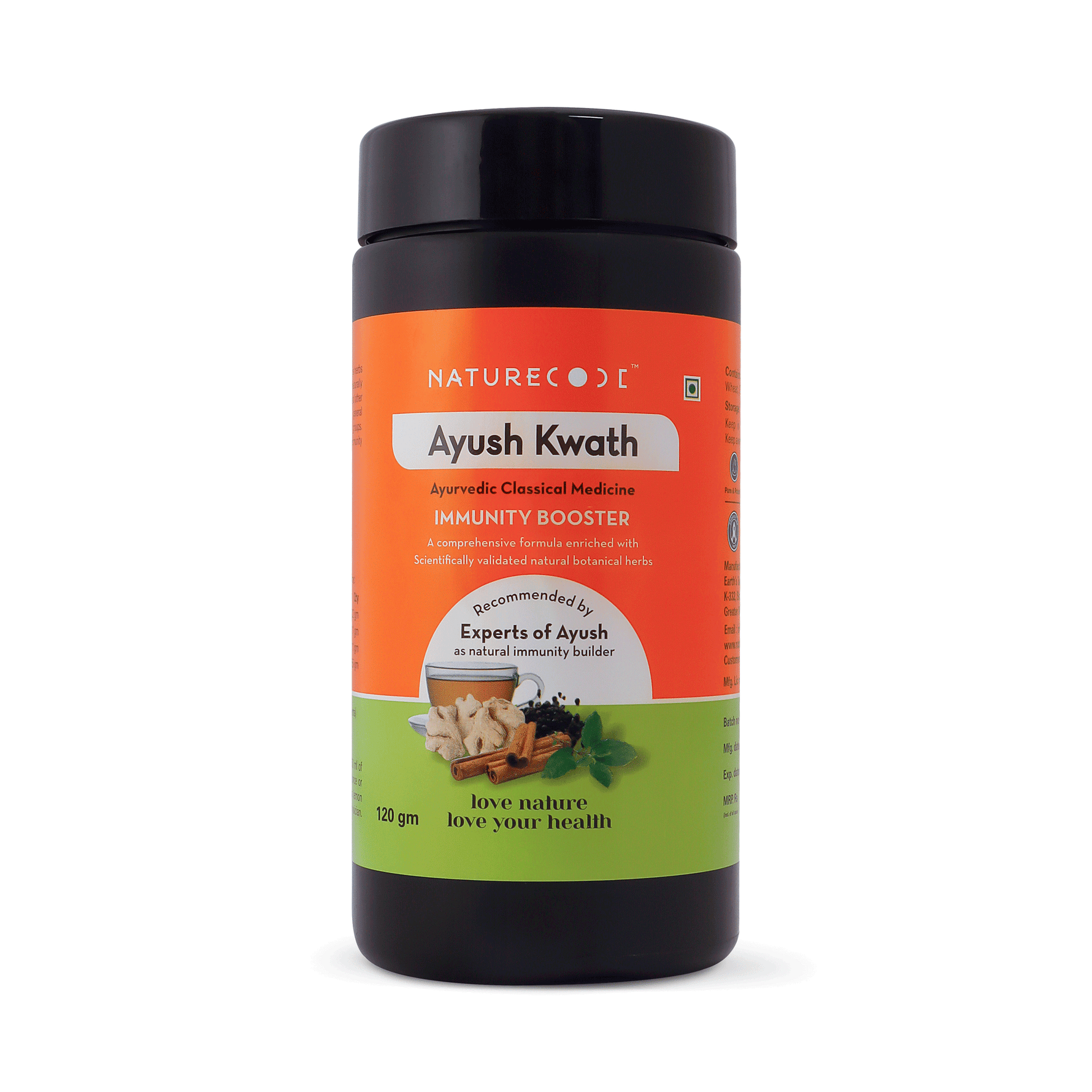 Nature Code Ayush Kwath - 120gm Powder