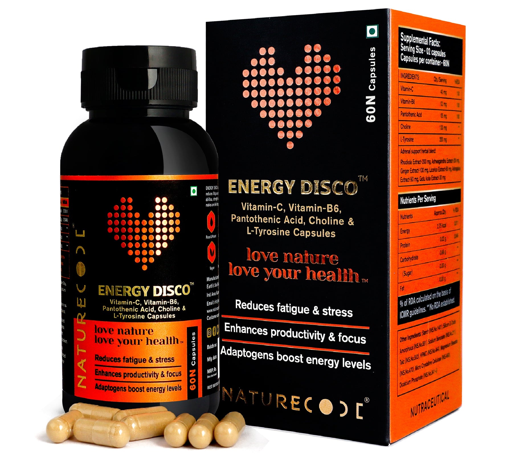 Nature Code Energy Disco Capsule - 60 Capsules