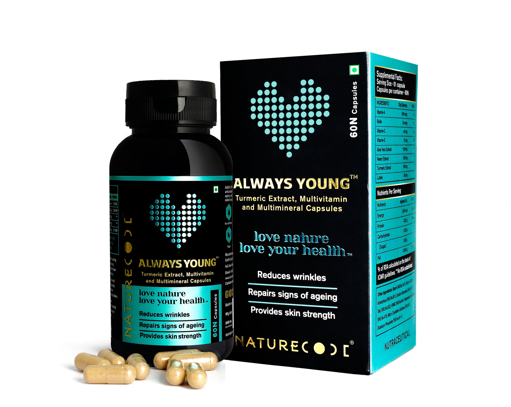 Nature Code Always Young Capsule - 60 Capsules