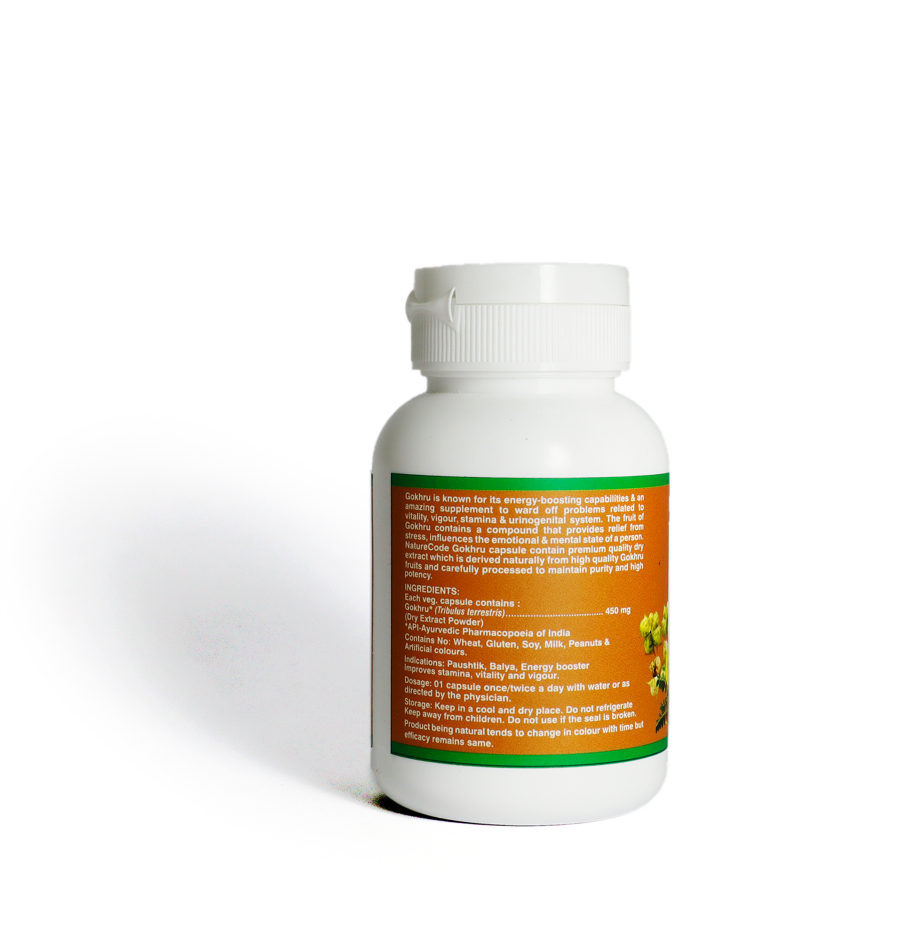 Nature Code Gokhru Veg Capsule - 60 Capsules