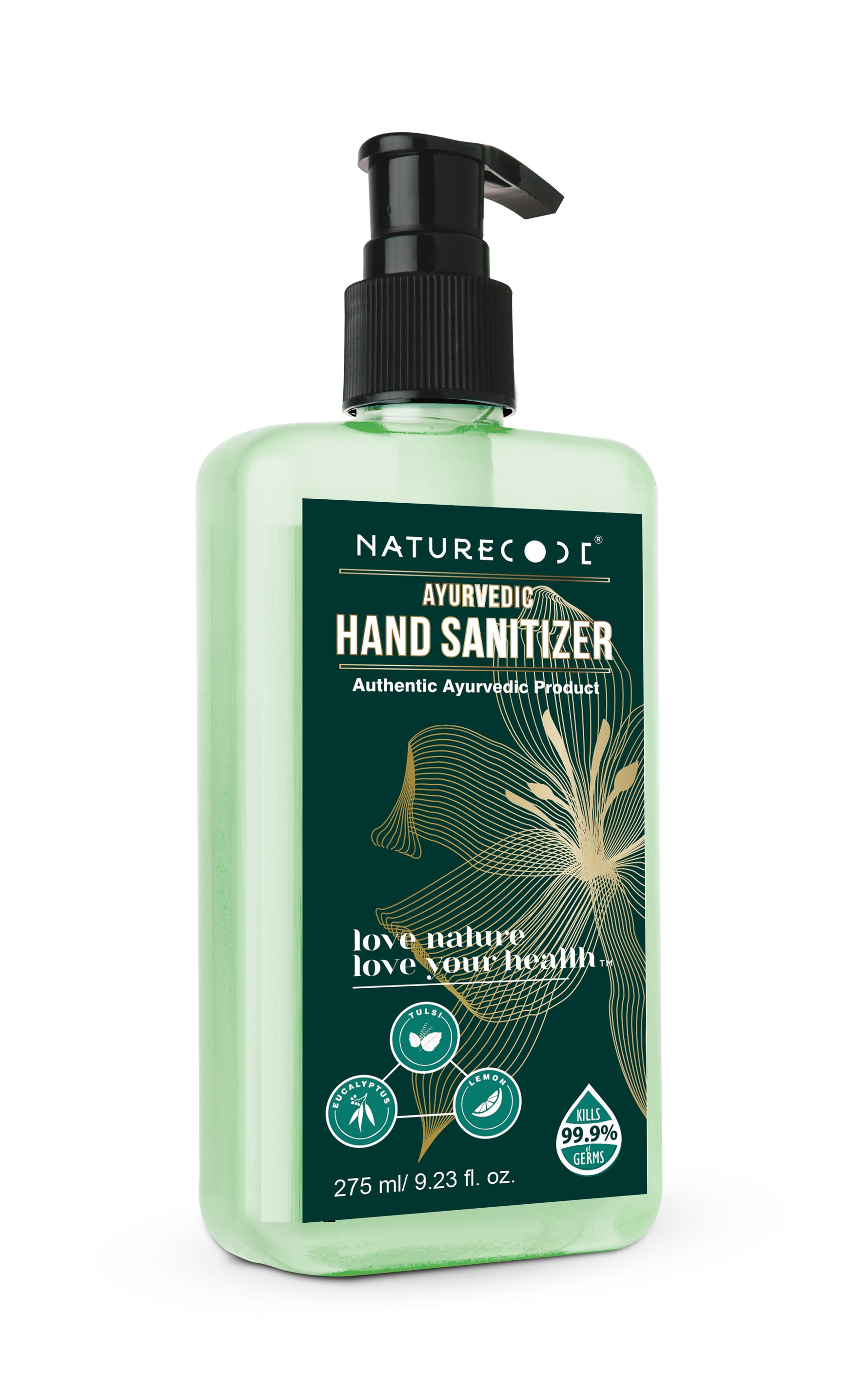 Nature Code Ayurvedic Hand Sanitizer - 275ml