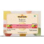Kayee Ayurveda Mix Fruit Bath Soap | Fruity Fragrance Herbal Soap for Men & Women | Refreshing Body Cleansing Bathing Bar for Daily Use | Gentle Bath Soap for Fresh, Clean & Smooth Looking Skin