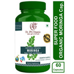 DR. JPG Organic Moringa Capsules (500mg, 60 Veg Capsules) | For Joint Wellness & Superfood Vitality | 100% Certified Organic