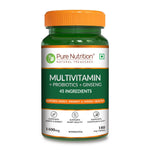 Pure Nutrition Multivitamin with Probiotics & Ginseng – 180 Capsules | Daily Wellness Formula