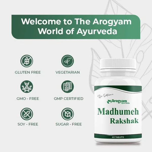 Dr. Satnam's Arogyam Ayurveda Madhumeh Rakshak Tablet (60 Each)