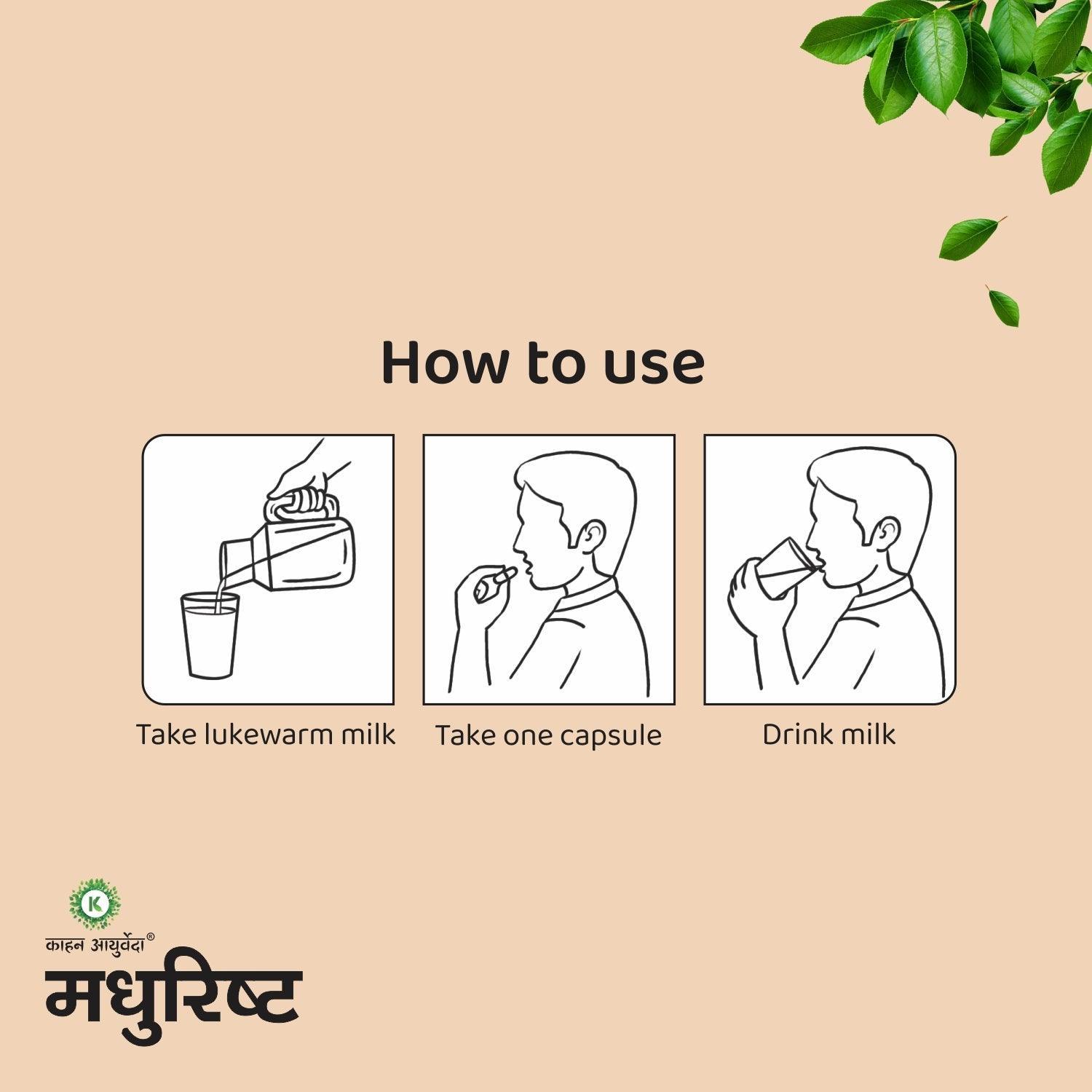 Kaahan Ayurveda Madhurishta Capsule - 60 Capsules