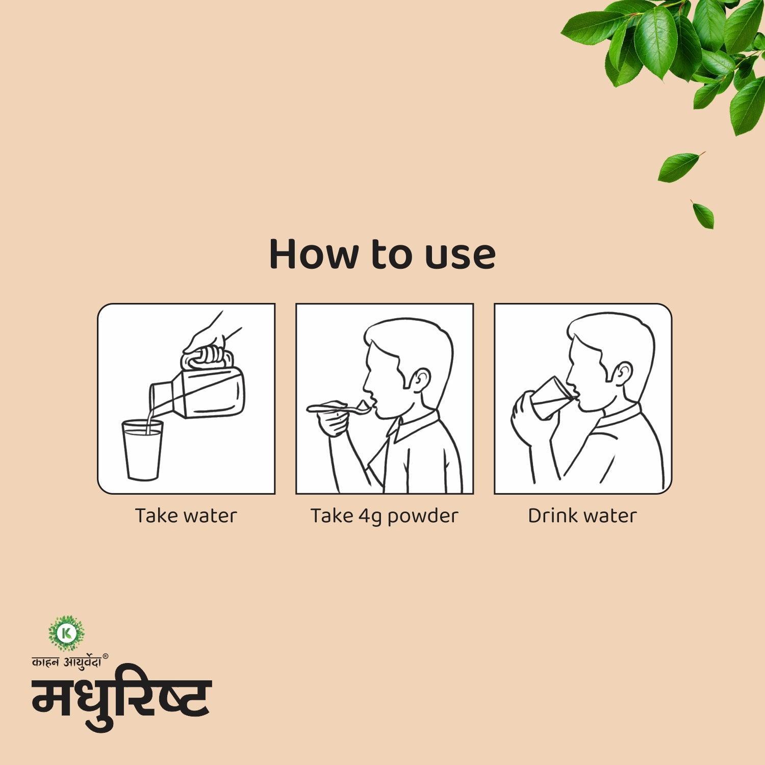 Kaahan Ayurveda Madhurishta Powder - 125gm