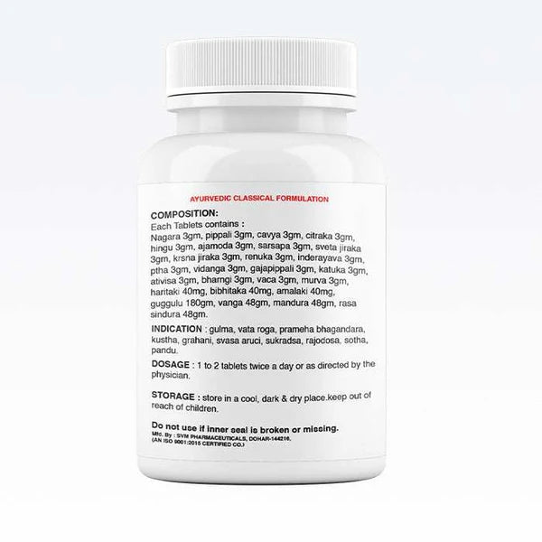 Dr. Satnam’s Arogyam Ayurveda Maha Yograj Guggulu (A.F.I 5:6, 60 Tablets) | Classical Herbo-Mineral Formulation for Severe Joint Pain, Rheumatoid Arthritis & Neuromuscular Disorders