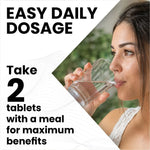 Raskam Magnesium Glycinate Tablets, 2000mg per serving, 120 vegetarian tablets