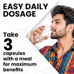 Raskam Magnesium L-Threonate Capsules for Brain Health, Memory & Focus Support | Improves Sleep Quality | 90 Veg Capsules