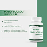 Dr. Satnam’s Arogyam Ayurveda Maha Yograj Guggulu (A.F.I 5:6, 60 Tablets) | Classical Herbo-Mineral Formulation for Severe Joint Pain, Rheumatoid Arthritis & Neuromuscular Disorders