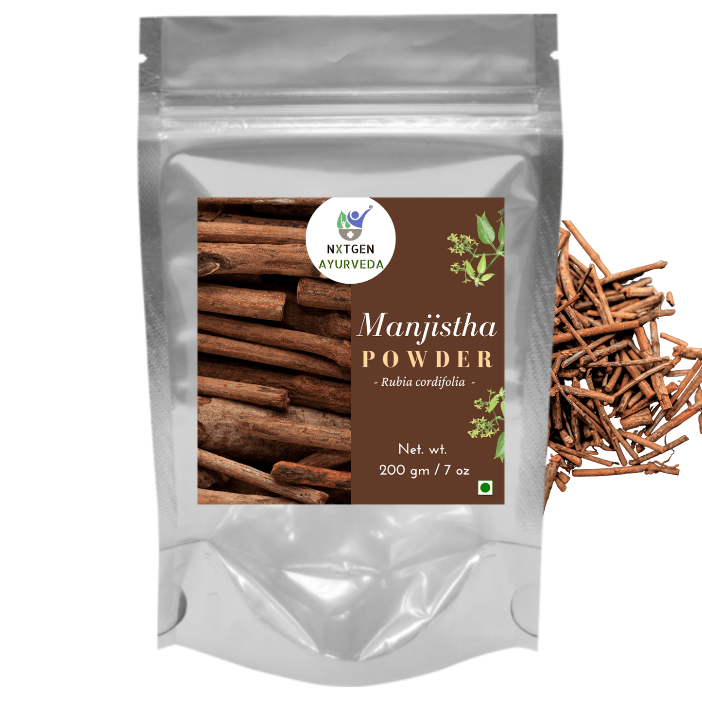 Nxtgen Ayurveda Manjistha Powder - 200 gms (Pack of 2)