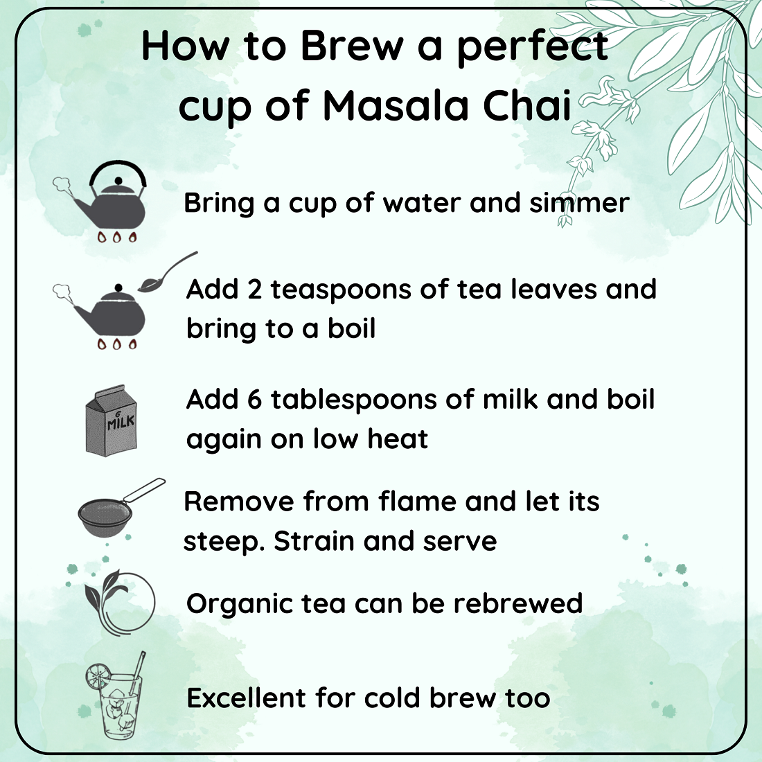 Radhikas Fine Teas DETOX Masala Chai - Invigorate Mind & Body Naturally - 100gm