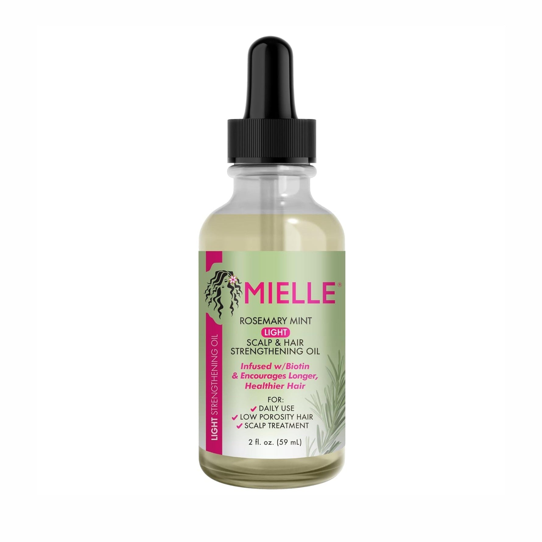 Mielle Natural Rosemary Mint Hair Oil – Strengthen & Revitalize Your Scalp | 59 ML