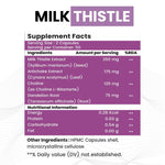 Raskam Milk Thistle Complex Capsules | Liver & Gall bladder health supplement | Antioxidant & anti- inflammatory | Liver Detox, Liver refresher | 100 Veg Capsules