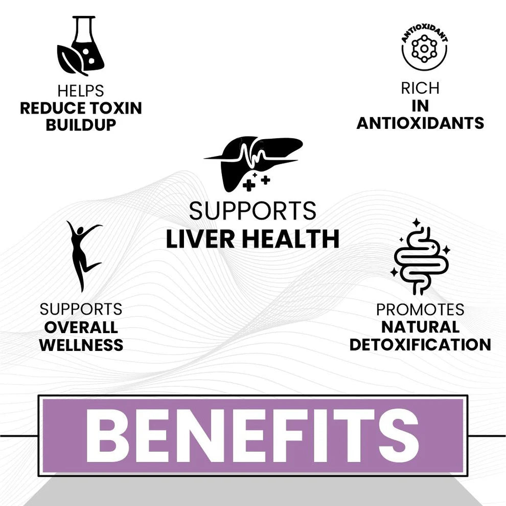 Raskam Milk Thistle-100 Veg capsules Milk Thistle Extract for Complete Liver Support, Alcohol Detox & Protection Against Fatty Liver