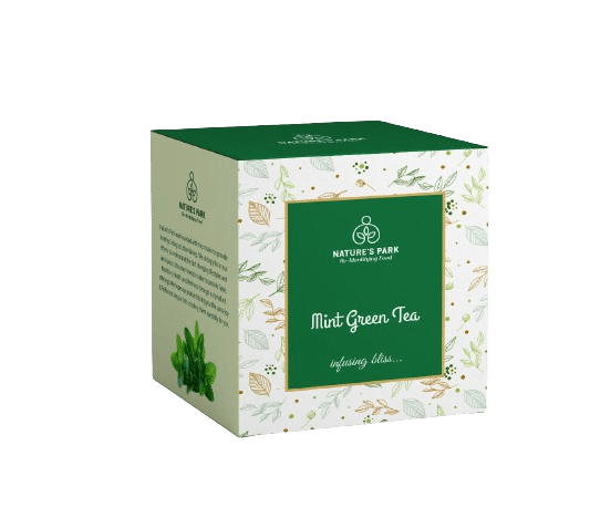 Nature's Park Mint Green Tea Pyramid Tea Bags (20 Pcs)