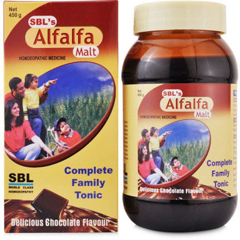 SBL Alfalfa Malt Energy Stimulant Delicious Chocolate - 450gm