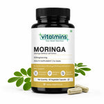 Vitalmins Moringa Leaf Extract 500MG Capsules | Nutrient-Rich Superfood Supplement for Energy, Immunity & Daily Vitality – 60 Veg Capsules