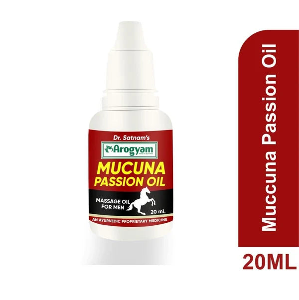Dr. Satnam's Arogyam Ayurveda Mucuna Passion Massage Oil for Men (20ml)
