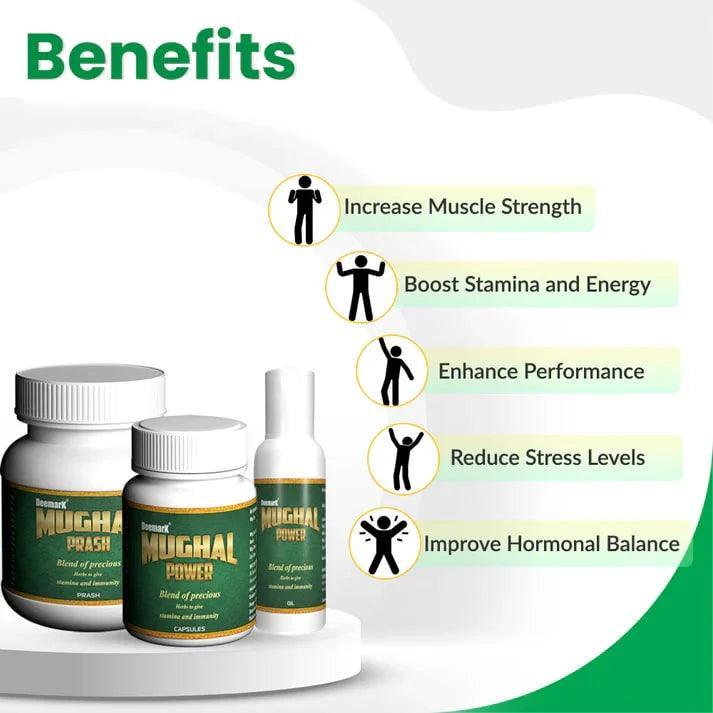 Deemark Mughal Prash - Ayurvedic Stamina Enhancer and Strength Booster for Men