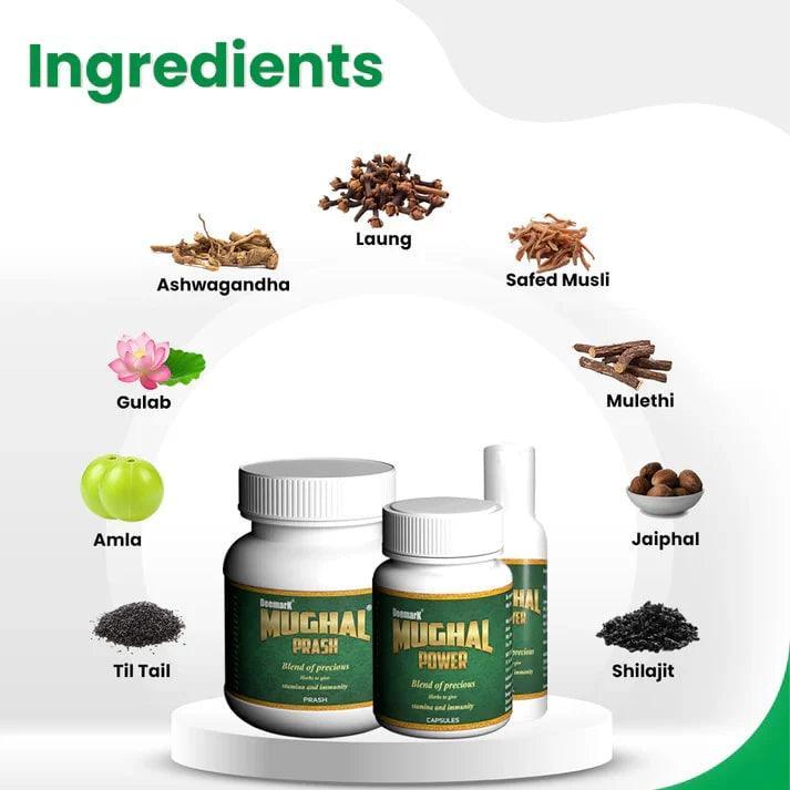 Deemark Mughal Prash - Ayurvedic Stamina Enhancer and Strength Booster for Men