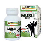 BodyWell Musli Plus Capsules – Premium Ayurvedic Vitality & Strength Support – 60 Capsules