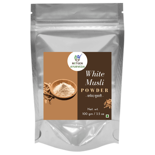 Nxtgen Ayurveda Musli White - 100 gms (Pack of 2)