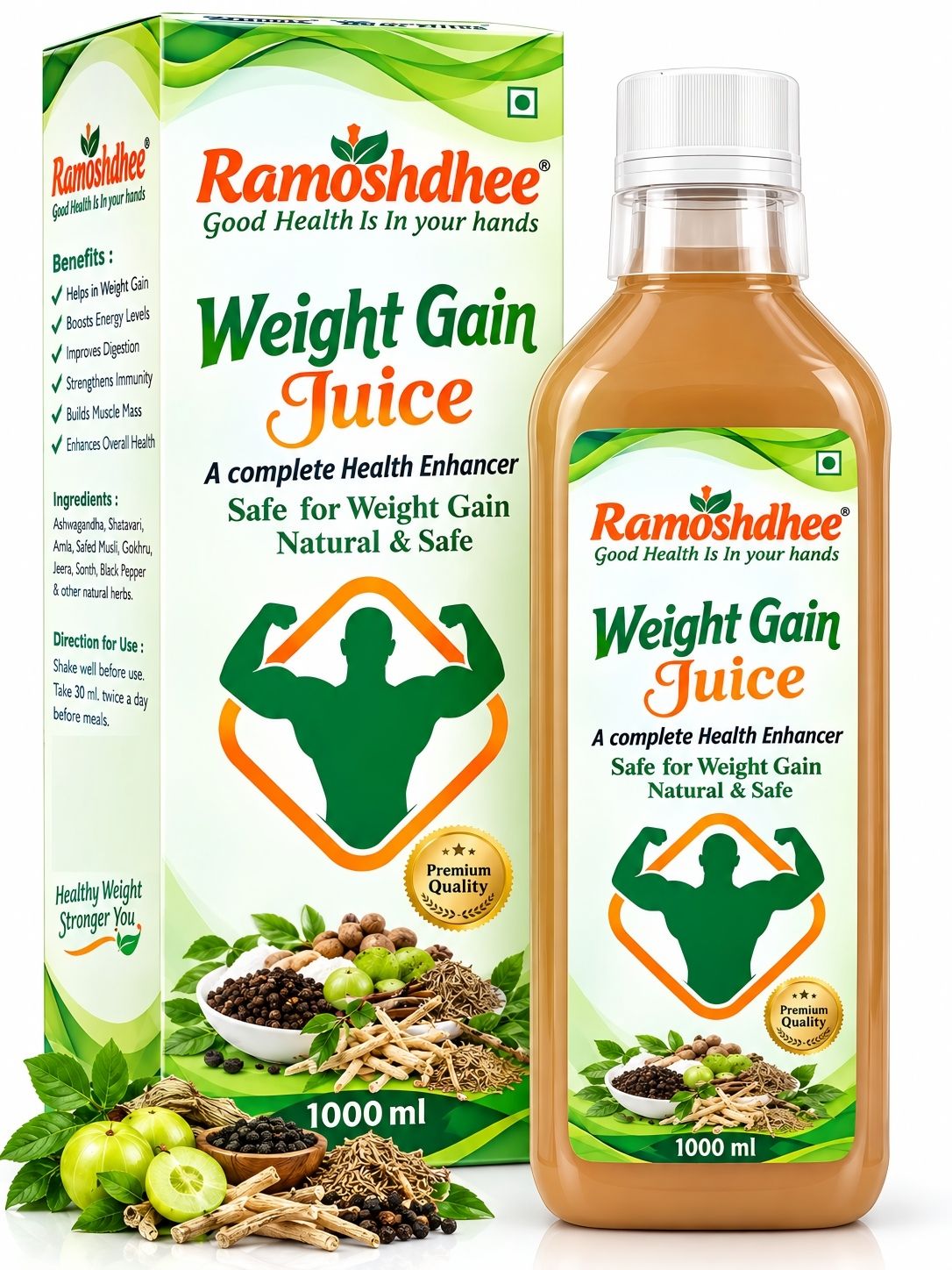 Ramoshdhee Weight Gain Juice 1L