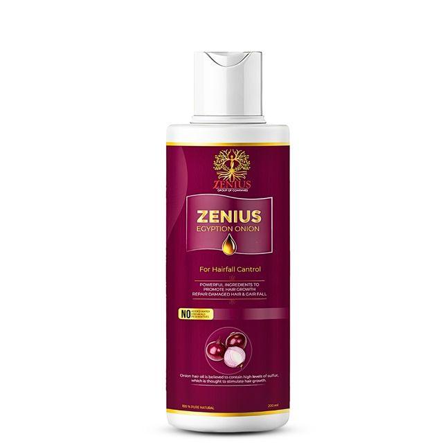 Zenius Egyptian Onion Oil - Onion Hair Oil for Hair Growth and Regrowth, Control Hair Fall - 200ml Oil