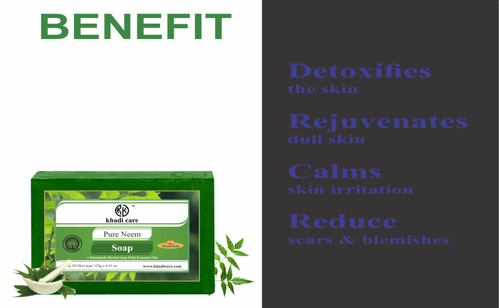Khadi Care Herbal Pure Neem Soap - 125g