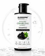 GLOSSXPRO Professional System Nilgiri Charcoal & Mint Shampoo