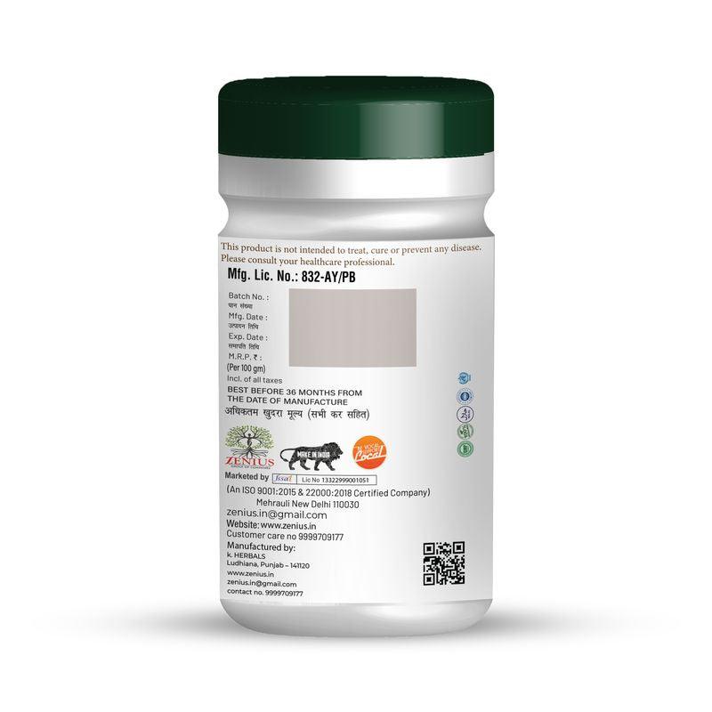 Zenius Shatavari seed Powder - for Sexual Health and Stamina Boosting - 100gm Powder