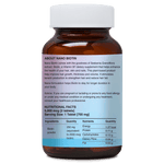 ZEROHARM Biotin Tablets for Hair Growth - Vitamin B7 from Sesbania Grandiflora - Supports Skin Hydration & Nail Strength - For Men & Women - Nano Formulated 60 Veg Tablets