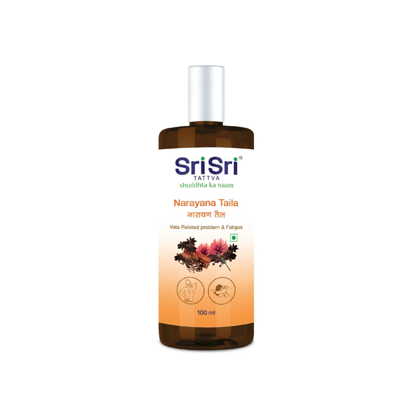Sri Sri Tattva Narayana Taila | Manages Vata Dosha & Fatigue - 100ml