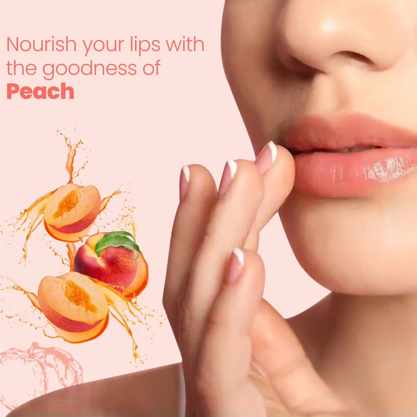 Himalaya Peach Shine Lip Care - 4.5gm