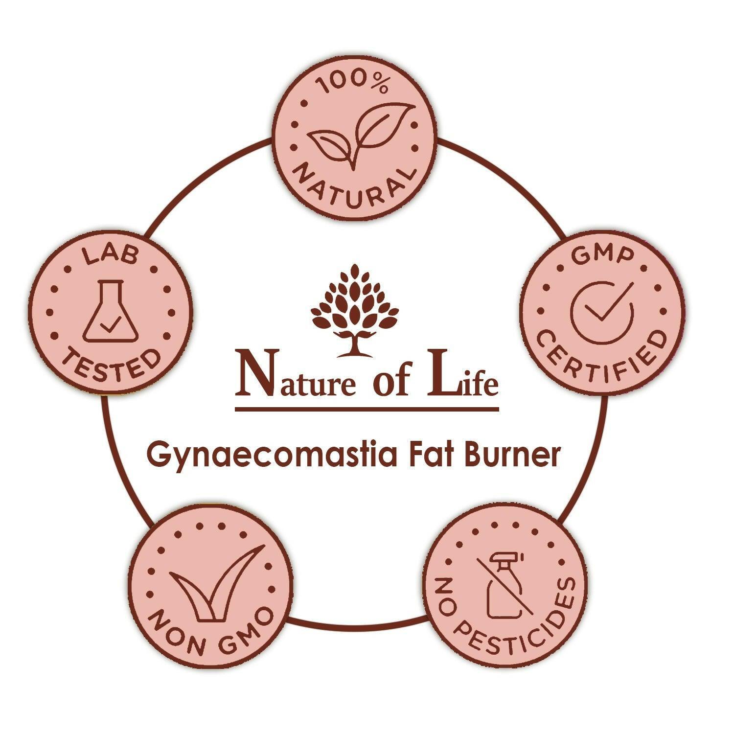 Nature of Life Male Moob Reduction Gel - Reduce Gynecomestia - 50g