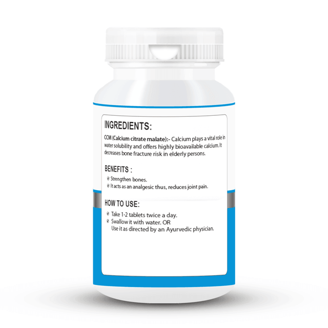 Zenius Calcium Iron Tablets - for Bone Strength, Blood Health, and Vital Nutrients - 60 Tablets