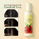 Moha: Anti-Dandruff Neem &amp; Hibiscus Shampoo - 200ml - High Azadirachtin Scalp Microbiome Balance